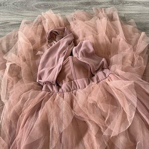 Long tule dress ! Worn once but like brand new